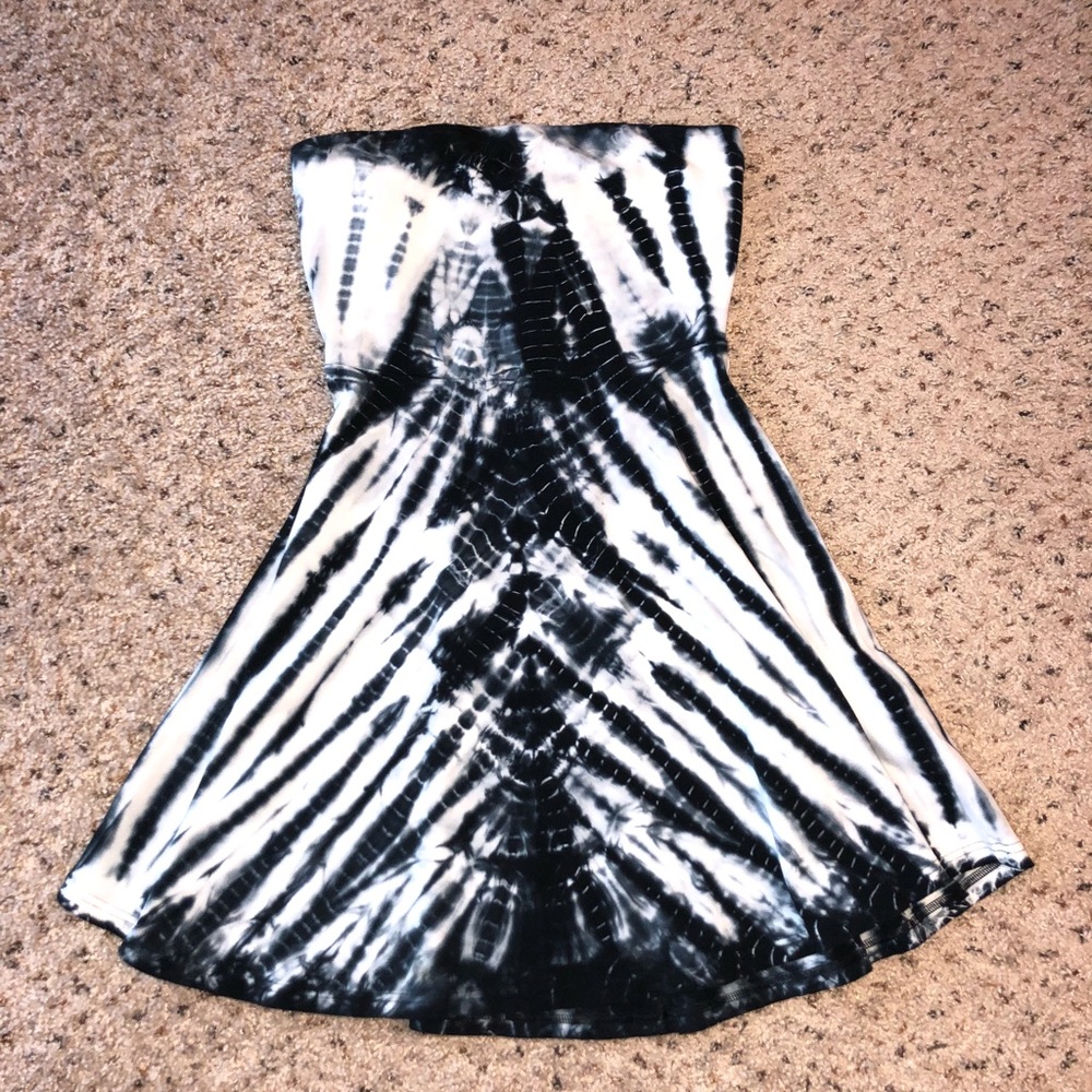 Express — mini tie dye dress